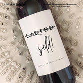 Sold Wine Label